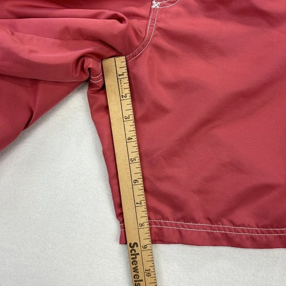 Vineyard Vines Mens Board Shorts 30 Pink Cargo Drawstring Swim Trunks Whale Logo